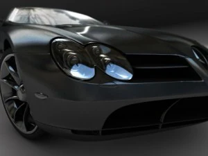 mercedes benz slr mclaren at unbelievable price 3D Model
