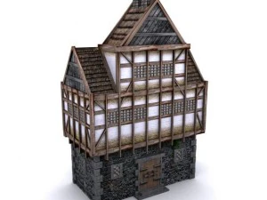 ट्यूडर मनोर 3D मॉडल