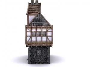 tudor manor Modèle 3D