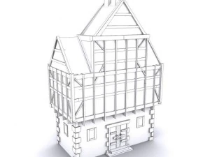 tudor manor 3D Model