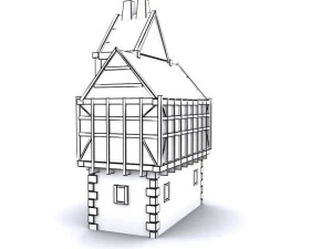 tudor manor 3D Model