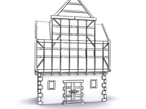 tudor manor 3D Model