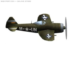 ww2 p47n plane 3D Model