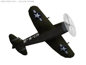 ww2 p47n plane 3D Model