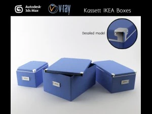 Kassett ikea dozen 3D Model