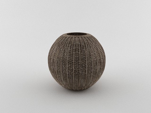 garden vase pot 3D 模型 .c4d .max .obj .3ds .fbx .stl .blend 