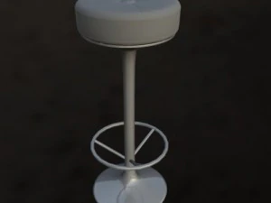 bar stool set 3D Model