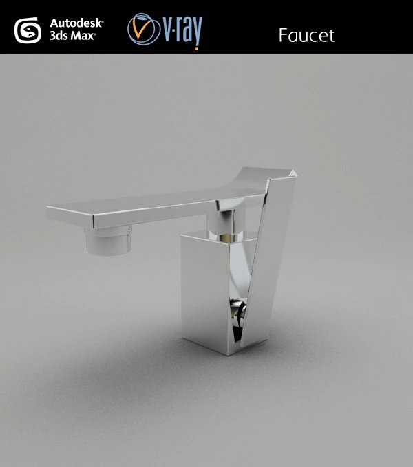 faucet 04 3D Model .c4d .max .obj .3ds .fbx .stl .blend 