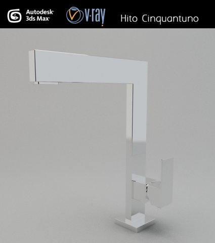 faucet hito cinquantuno 3D Model .c4d .max .obj .3ds .fbx .stl .blend 