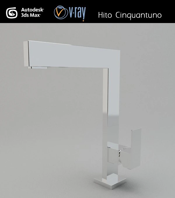 faucet hito cinquantuno 3D Model .c4d .max .obj .3ds .fbx .stl .blend 