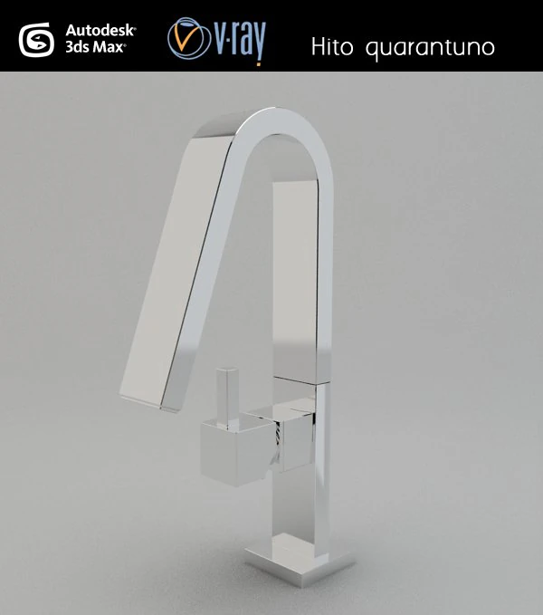faucet hito quarantuno 3D Model .c4d .max .obj .3ds .fbx .stl .blend