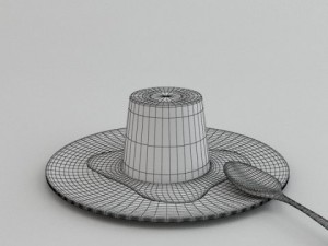 creme caramel pudding 3D-Modell