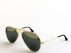 ray ban aviador Modelo 3D