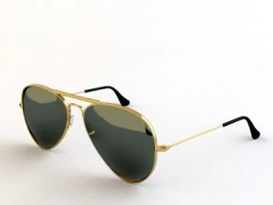 ray ban aviator 3D Model