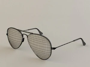 ray ban aviator 3D Model