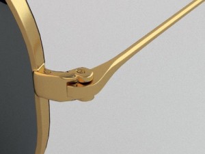ray ban aviator Modelo 3D