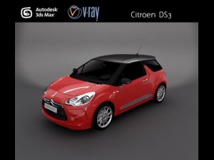 citroen ds3 3D Модель