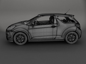 citroen ds3 Modelo 3D