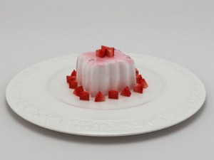 pannacotta dessert 3D 모델