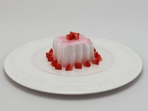 deser z panna cotty Model 3D
