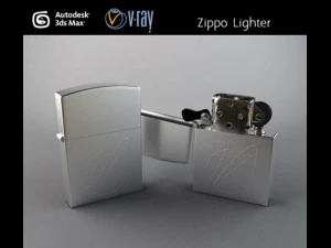Zippo-Feuerzeug 3D Modell