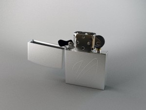zippo lighter Model 3D