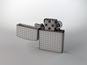 zippo lighter Model 3D