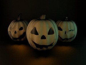 halloween pumpkins Modelo 3D