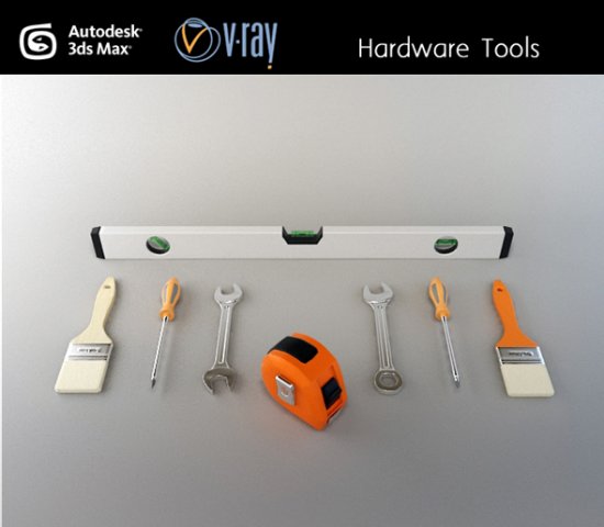 hardware tools 3D Model .c4d .max .obj .3ds .fbx .stl .blend 