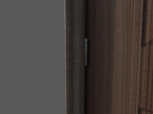 low poly door 3D Modell