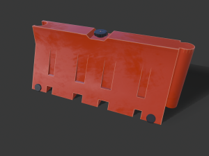street props barricades 3D Модель