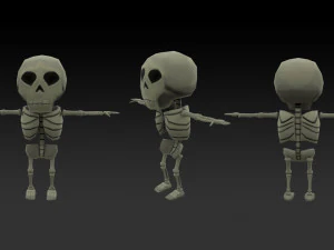 mini skeleton 3D Model