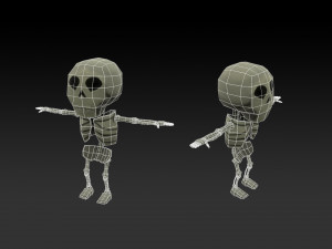 mini skeleton 3D Модель