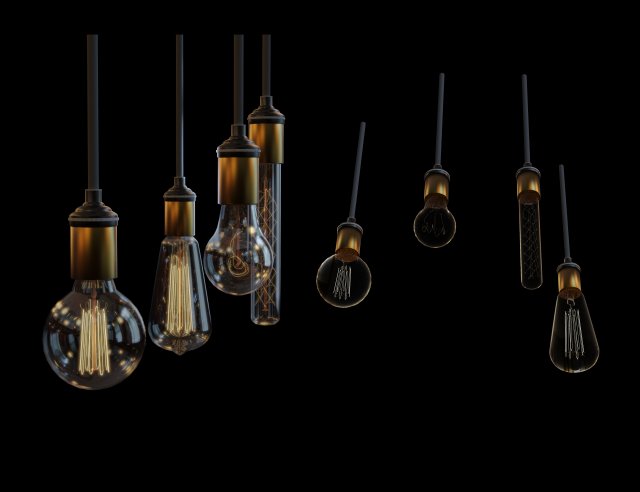 bulb Model 3D .c4d .max .obj .3ds .fbx .stl .blend 