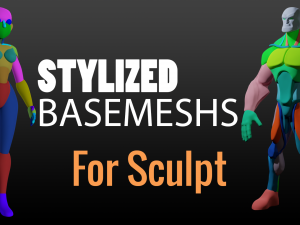 Base Mesh for Sculpt 3D 모델