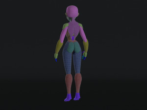 Base Mesh for Sculpt Model 3D