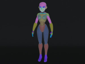 Base Mesh for Sculpt Model 3D