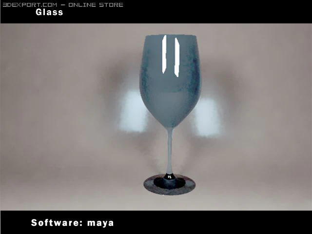 glass 3D Model .c4d .max .obj .3ds .fbx .stl .blend