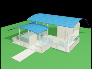 caf&eacute; Modèle 3D