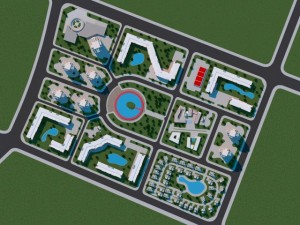 a city 3D Model