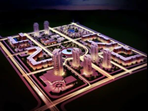 eine Stadt 3D Modell