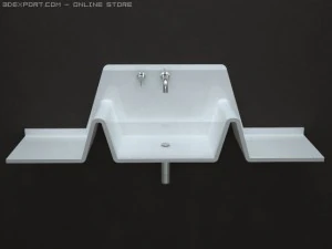 zigzag washstand 3D Model