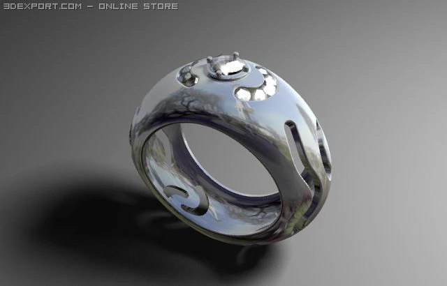 anneau Modèle 3D .c4d .max .obj .3ds .fbx .stl .blend 