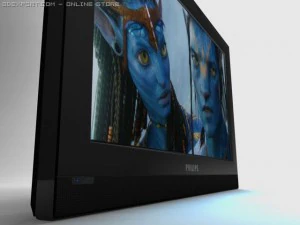 Philips televisie 3D Model