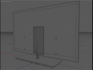 samsung ue55c9000sw tv 3D 模型