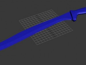 junglee short sword 3D Model