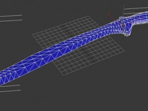 junglee short sword 3D Model