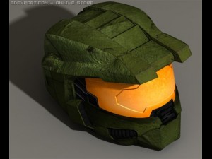 halo spartan helmet Model 3D