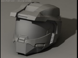 halo spartan helmet Model 3D