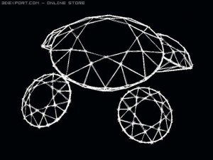 cut diamond kr57 round 57 faces  3d  dwg 3D-Modell